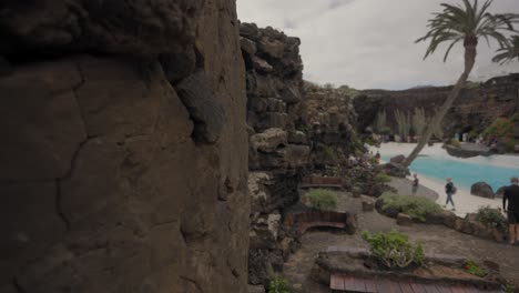 James&#39;i-Del-Agua-Touristenattraktion-Auf-Lanzarote-Kanarische-Insel