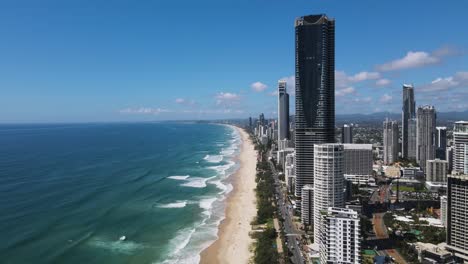 Aerial-view-showing-Australia's-Gold-Coast-waterways-and-urban-sprawl-on-a-clear-day