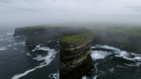 Dramatic-drone-shot-of-Downpatrick-Head-in-County-Mayo-Ireland