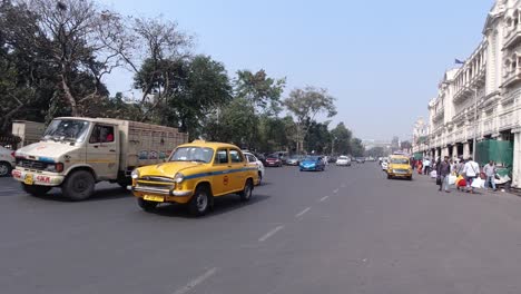 Material-De-Archivo-De-Las-Carreteras-De-Kolkata