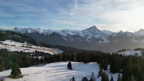 Amden-Weesen-Switzerland-flying-over-the-vast-Swiss-wilderness