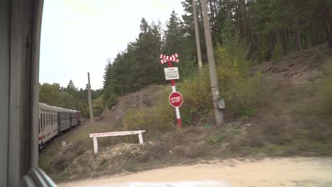 The-train-of-the-Rhodope-narrow-gauge-winds-its-way-through-the-Rhodope-Mountains