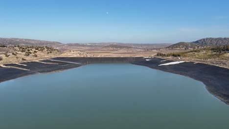 water-storage,-reservoir-for-agricultural-irrigation,-drought-and-climate-crisis