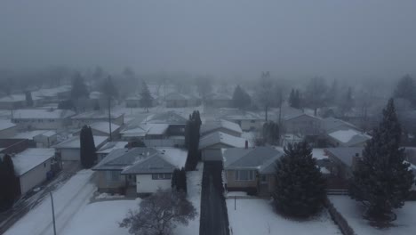 Wunderschöne-Winter-Luftaufnahmen-Der-Stadt-Winnipeg,-Kanada