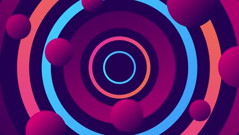 Farbverlauf-Kreise-Form-Flüssigkeit-Animation-VJ-Schleife-Hintergrund-4k