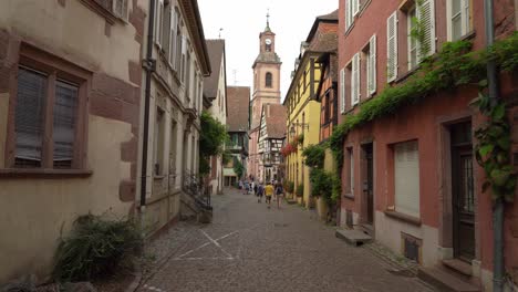 Riquewihr-looks-today-more-or-less-as-it-did-in-the-16th-century-and-is-located-on-the-Route-des-Vins-,-close-to-Colmar