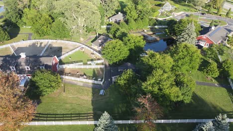 Heritage-Park-in-Taylor,-Michigan,-USA-,-aerial-view
