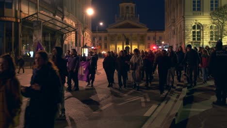 Volt-Party-members-march-for-women's-rights-by-EU-Parliament