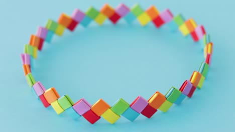 Closeup-of-cute-and-colorful-handmade-rainbow-paper-crown