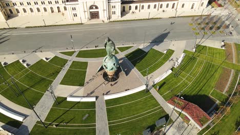 Denkmal-Von-Stefan-Nemanja,-Belgrad,-Serbien