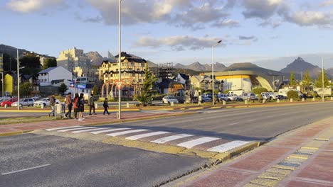 Sunset-view-near-Plaza-San-Martin-in-Ushuaia