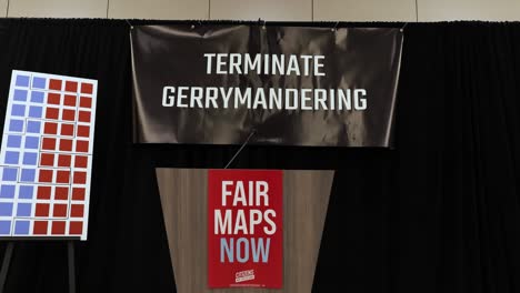 Anti-gerrymandering-signs---Fair-Maps-signs-at-rally