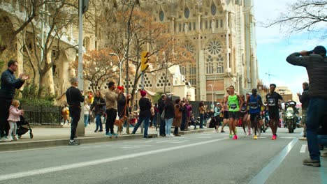 Barcelona-Marathon-2024-Embracing-Diversity,-Inclusivity,-and-Community-Participation-in-slow-motion