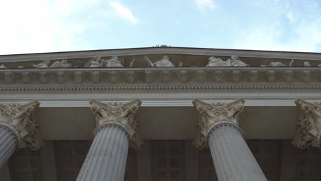 Carved-Colonnade-of-Austrian-Parliament-Entrance