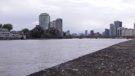 Thames-river-on-a-rainy-day-during-London-Black-Lives-Matter-Protest