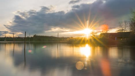 Sunset-at-a-Lake-in-Switzerland