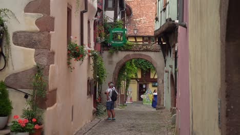 Riquewihr,-while-being-only-a-village-with-1300-inhabitants,-is-the-third-city-in-Alsace-for-the-number-of-National-Heritage-buildings