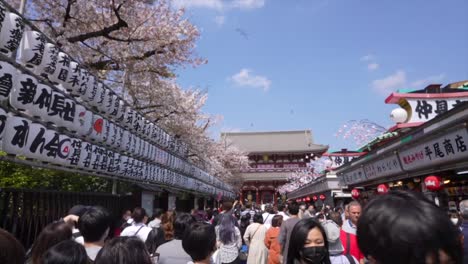 Tempel,-Tokio,-Japan,-Zeitraffer,-Touristen