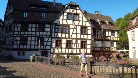 Brücke-In-La-Petite-France-In-Straßburg