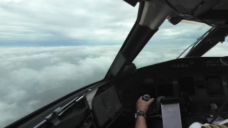 Cabin-scene-in-a-real-time-flight-over-the-clouds