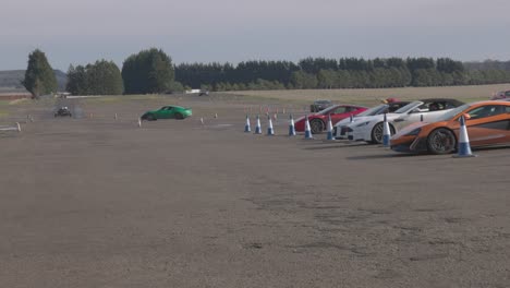 Static-shot-of-an-aerial-atom-heading-out-onto-the-racetrack