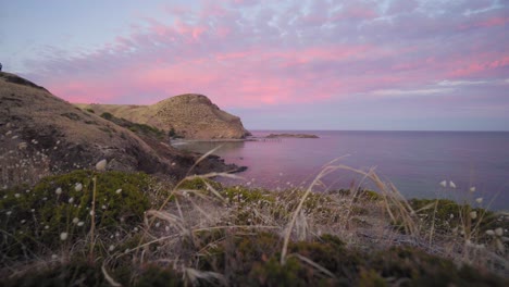 Las-Colinas-Del-Segundo-Valle-Durante-Una-Colorida-Puesta-De-Sol-En-El-Sur-De-Australia