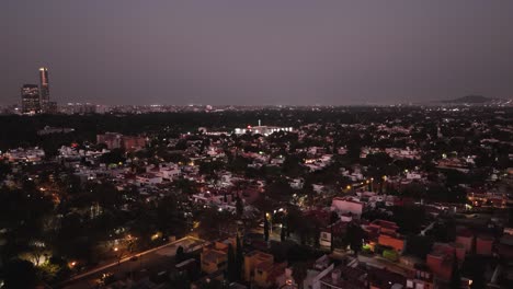 Abenddämmerung-In-Mexiko-Stadt