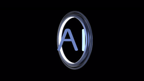 Artificial-Intelligence-AI-loop-element-with-alpha-B