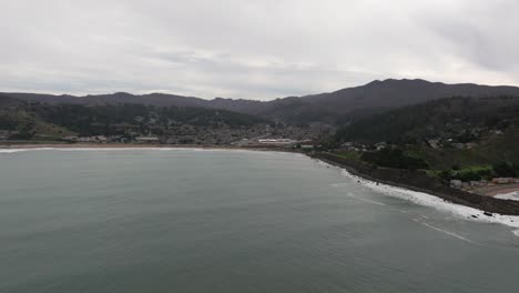 panning-to-the-left-drone-shot-high-up-over-pacifica,-california