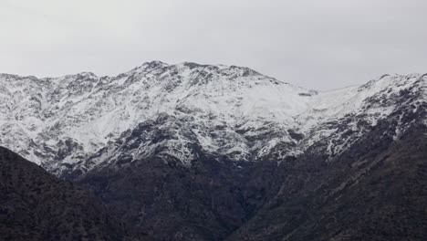 Cordillera-de-los-Andes-montaña-Nevada-en-Chile