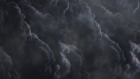 dark-thick-clouds-covered-the-sky,-a-thunderstorm