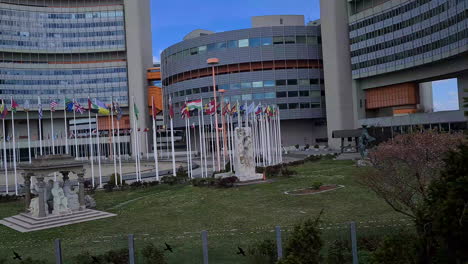 Vienna-International-Centre-Und-Bürogebäude-Der-Vereinten-Nationen,-Österreich