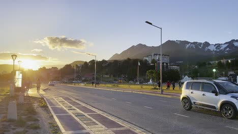 Sunset-view-near-Plaza-San-Martin-in-Ushuaia