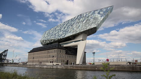 Port-Authority-Building-In-The-Port-Of-Antwerp-In-Belgium