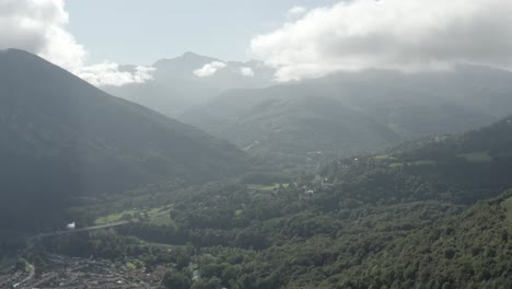 Green-landscape-of-Pyrenees-in-France