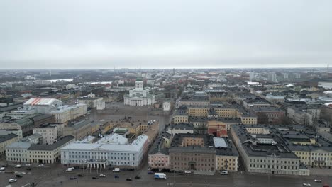 Aerial-view-of-Helsinki,-Aerial-view-Helsinki-city-skyline