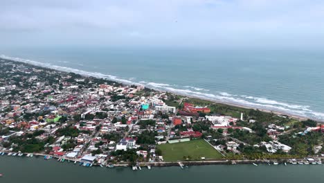 Drohnenaufnahmen-Vom-Mexikanischen-Strand-Von-Tecolutla