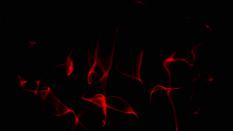 Animation-of-rising-wisps-of-red-smoke-on-black-background