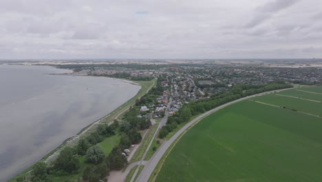 The-Seafront-Neighborhood-Of-Strandhusen-In-Lomma-Municipality,-Scania,-Sweden