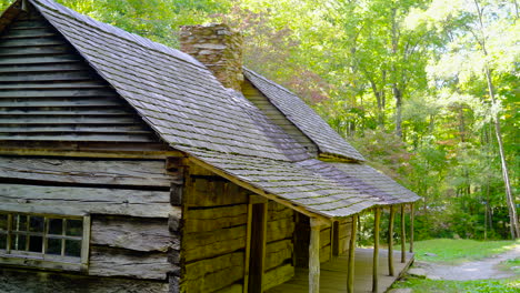 Quiet-rustic-log-cabin-on-a-lazy-summer-afternoon