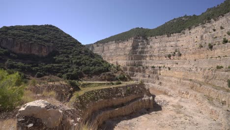 Verlassener-Steinbruch-In-Der-Stadt-Nesher,-Israel