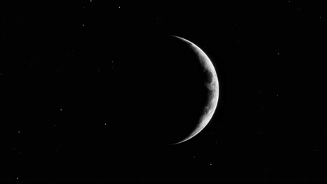 Mondphasen-Vom-Planeten-Erde-Aus-Gesehen