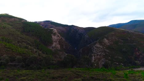 Drone-Footage-of-mountain-canyon-valley