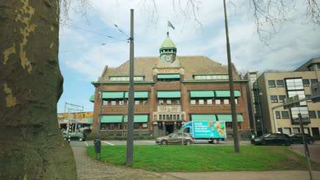Historic-Vesta-building-exterior-in-historic-city-centre-of-Arnhem-Gelderland