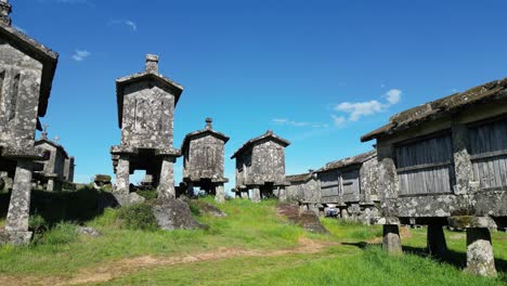 Lindoso-Old-Granaries-in-Peneda-Geres-National-Park,-North-Portugal