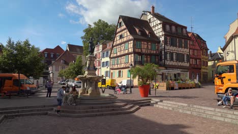 Auguste-Bartholdi’s-statue---Fontaine-Roesselmann,-represents-the-public-judge-Jean-Roesselmann-who-passed-away-while-defending-Colmar-and-the-municipal-liberties