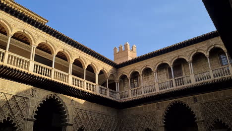 Alcazar-Von-Sevilla,-Spanien