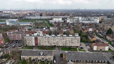 Council-flats-affordable-housing-Hornsey-North-London-drone,aerial