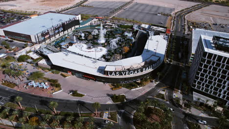 Luftaufnahme,-Las-Vegas-Ballpark-Und-City-National-Ice-Skating-Rink-Im-Stadtteil-Summerlin,-Drohnenaufnahme