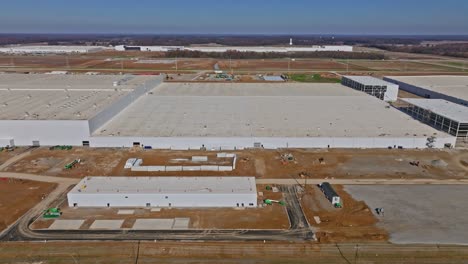 Ametrallamiento-Aéreo-Del-Megacampus-De-Ford-En-La-Ciudad-De-Blueoval-En-Stanton,-Tennessee